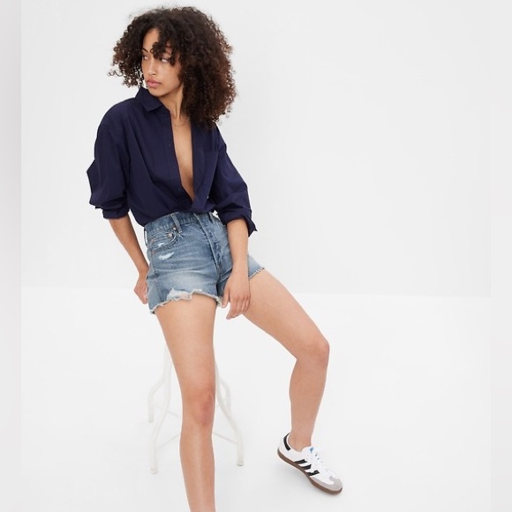 Gap Cheeky High Rise Jean Shorts